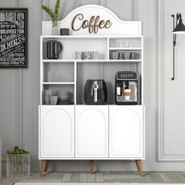 Hanah Home Lyon 120 Blanco y Nogal